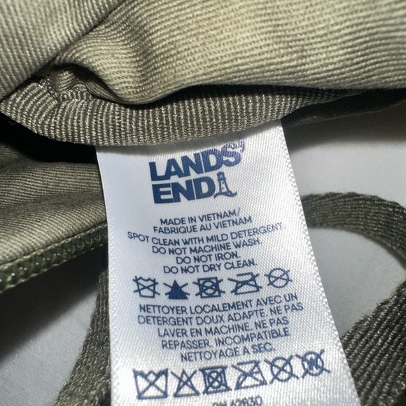 Lands' End Green Quilted Clutch Wristlet - Picture 6 of 6